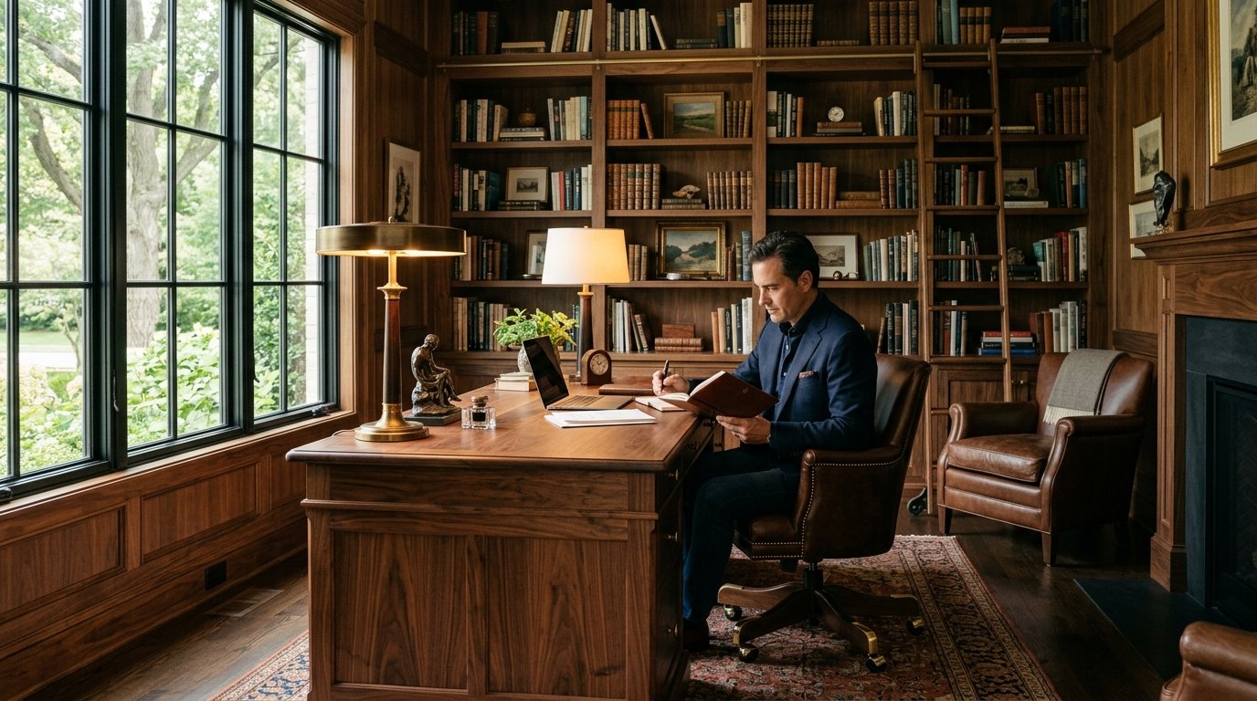 Ergonomic Luxury: Crafting the Ideal Executive Home Office in Solid Timber